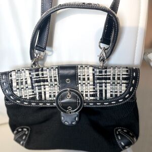 The Sak Black Bag with Gray Toned Handle